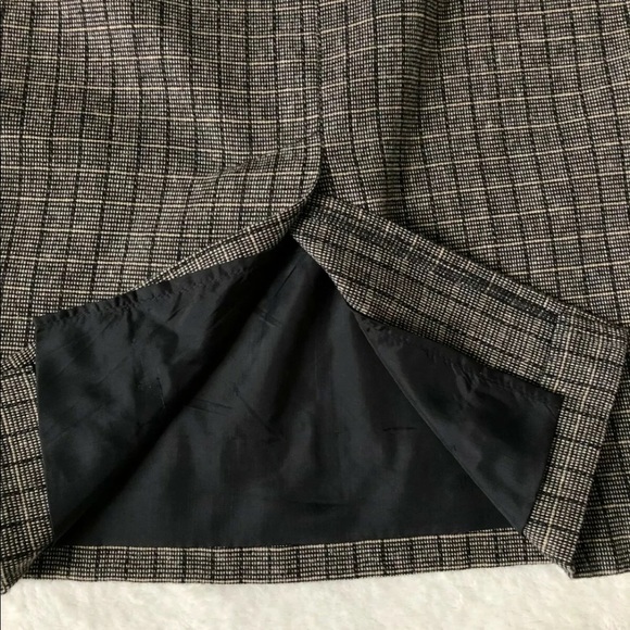 VTG E. H. Woods Wool Blend Plaid Skirt - Picture 8 of 9